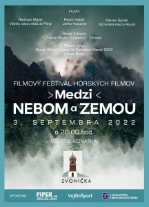MEDZI NEBOM a ZEMOU – filmový festival horských filmov na novom mieste