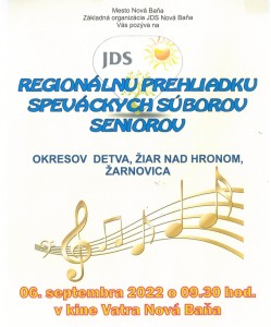 Regionálna prehliadka speváckych súborov seniorov