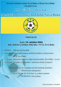 110.výročie MFK Nová Baňa