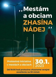 Nová Baňa sa pridá k celoslovenskej iniciatíve: Mestám a obciam zhasína nádej