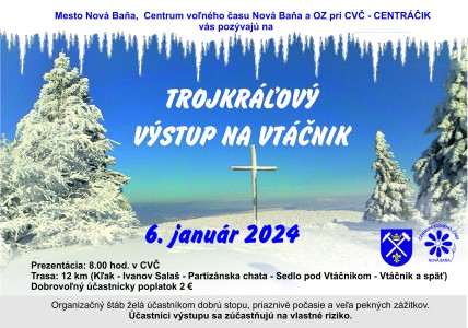 Trojkráľový výstup na Vtáčnik 6.1.2024