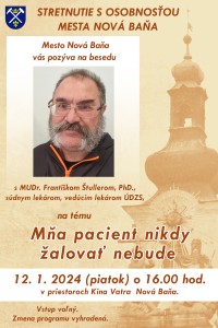 Stretnutie s osobnosťou mesta Nová Baňa 12.1.2024